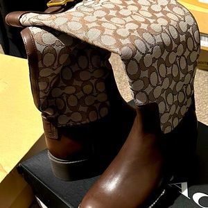 Really nice coach boots.